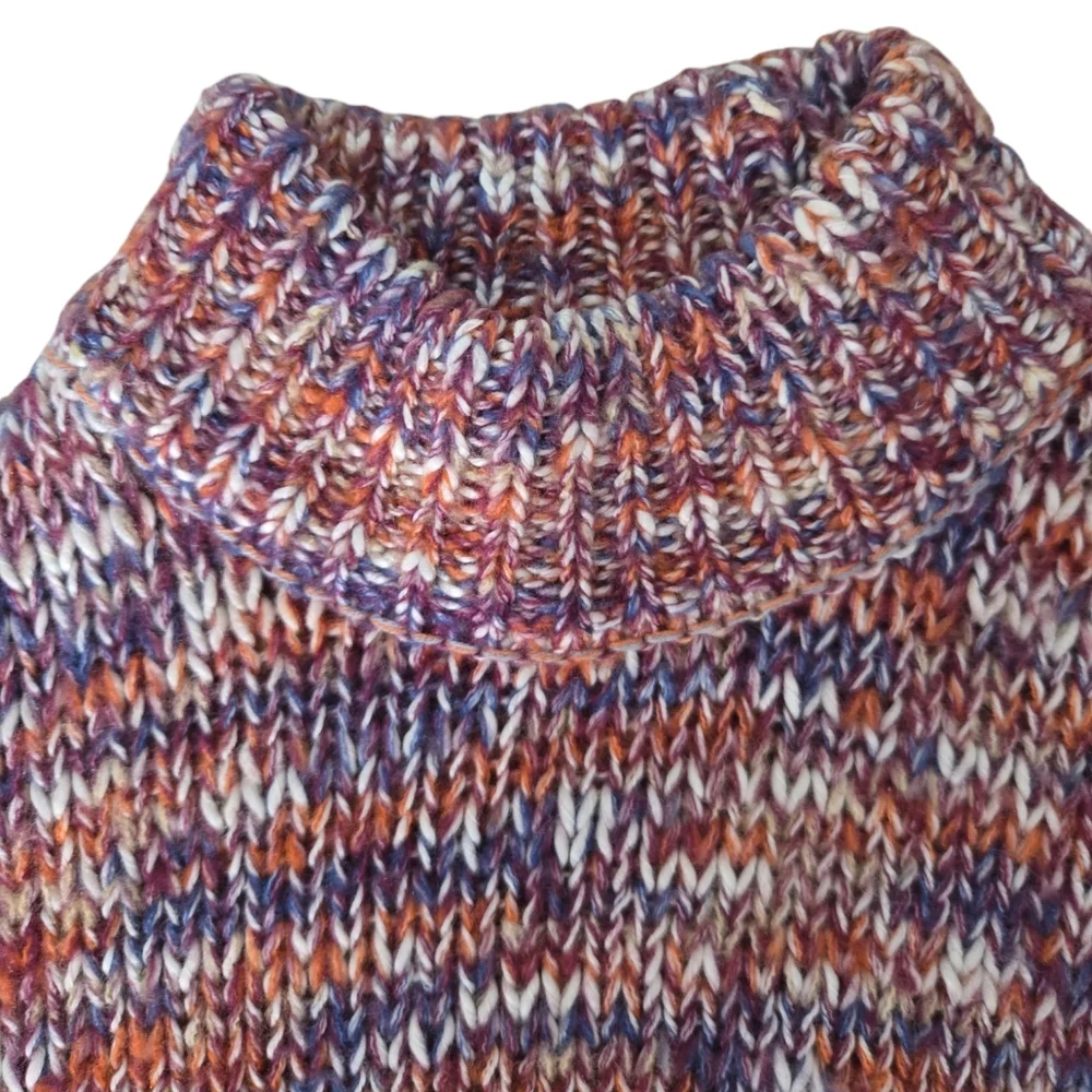 Vero Moda Multicolor Marled Turtleneck Sweater - Women Size S